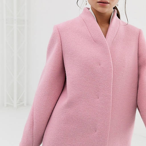 *SOLD* Ted Baker Bllair Sculpted Sleeve Wool Coat - Picture 2 of 6